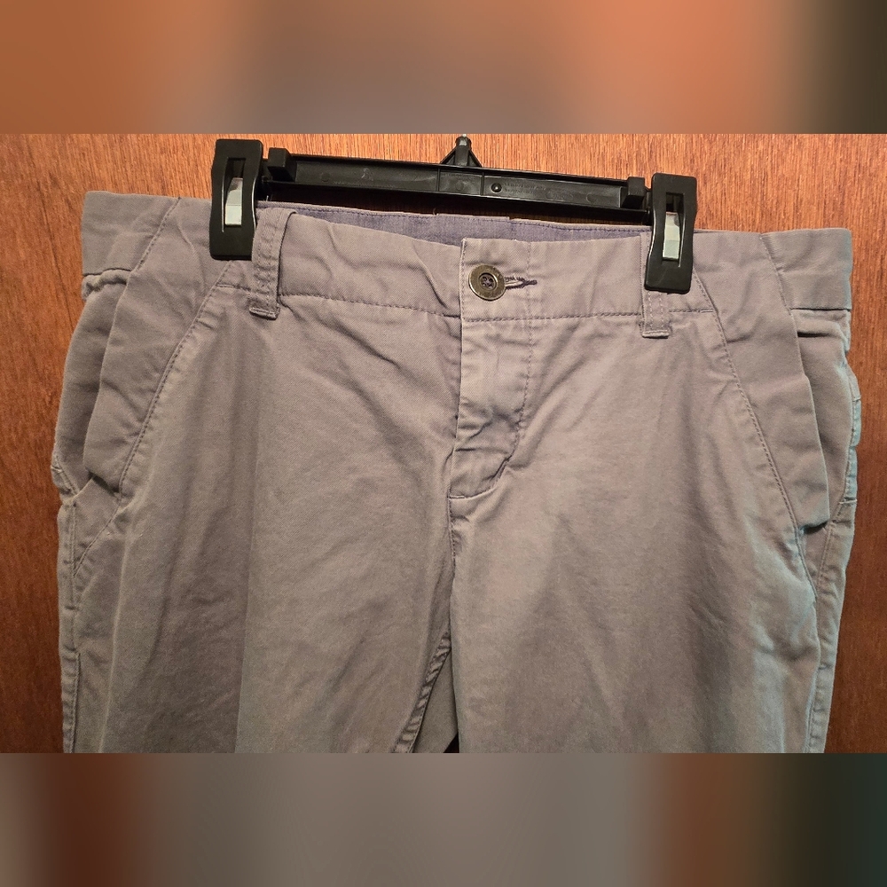 Horny Toad Gray/green Straight Leg Chino Pants Sz8 - Picture 3 of 11